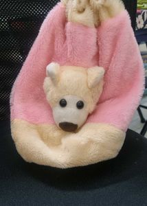 Cute Plush Bear Pouch