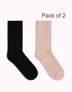 Zivame Calf Length Socks Pack of 2