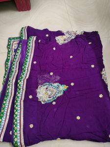Party Wear Saree With Blouse
