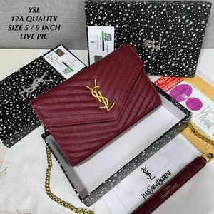 YSL ENVELOPE SLING WITH BRAND BOX &amp; INVOICE