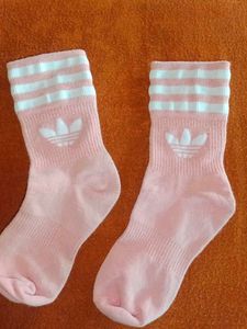 Adidas Pastel Pink Socks