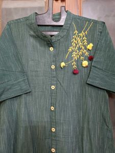 ♥️💫  Elegant Green Pre Love Kurta