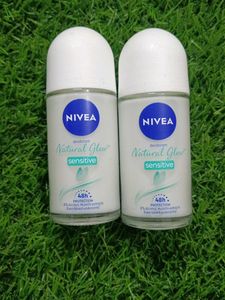 2 Nivea Natural Glow Sensitive Deodrant