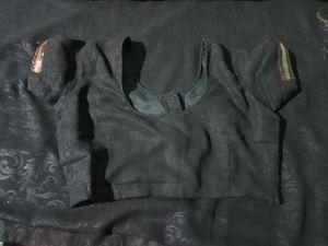 Black Sari With Blouse