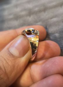 Rose Gold Pearl and Diamond Ring
