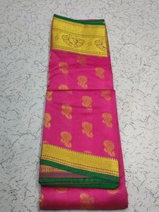 Silk Saree Embroidery In Coins