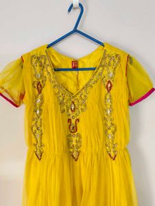 Yellow Ethnic Gown
