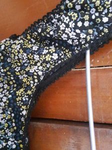 Sleeveless Black N Yellow Top