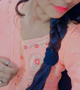 Peach Embroidered Kurti