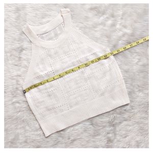 White 🤍 Cute Korean Style Neck Halter crop Top