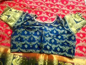 Elegant Red Banarasi Saree