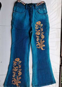 Flower Power Denim &amp;Tee Set (9-10yrs)
