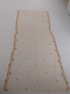Elegant Embroidered Golden Dupatta