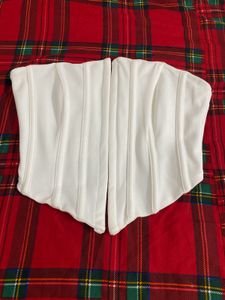 White Corset Top bust 34-36