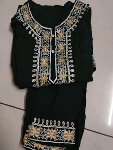 Two Combo Kurta Pant Set For Women