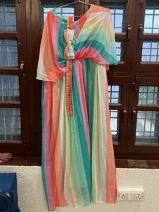 Rainbow Maxi Dress