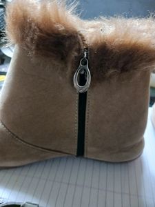 Beige Boots