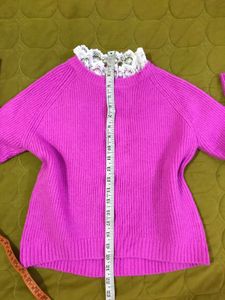 Korean PUllover in Majenta Pink Fits Bust 32-36