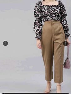 Floral Print Crop Top