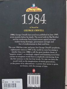 1984- A Novel By George Orwell