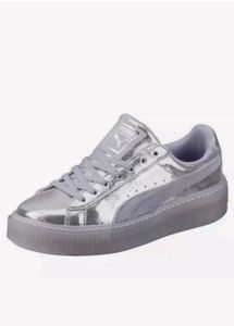 PumaBasket Platform NS Wns Metallic