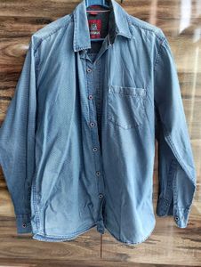 Rough Look Denim Shirt
