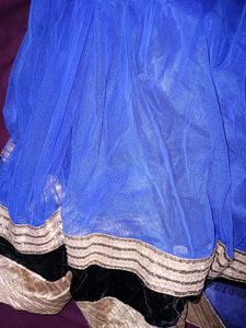 Girls Blue Partywear / Festive Dress