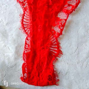 Red Net Bodysuit