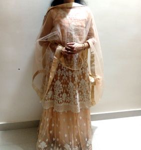 Ol Peach Colour Lahnga