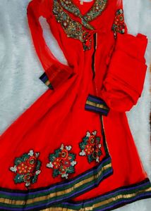 Anarkali Red Partywear Suit❤️✨