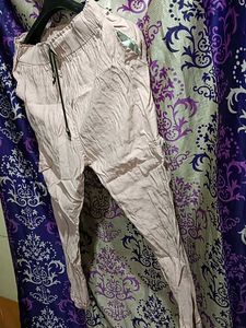 Gray And Pink Cargo Pants