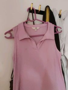 Cute Pink Sleeveless Top