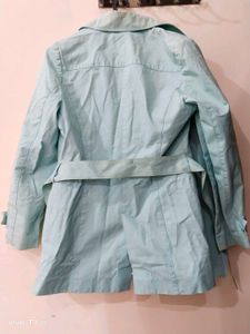 women Mint Trench Coat size S