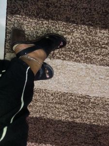 Carvela Comfort Heel Size -36 Black (Leather)