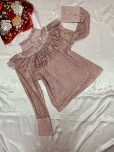 Elegant Lace Ruffle Top💕