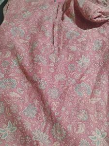 Floral Pink Kurta Set