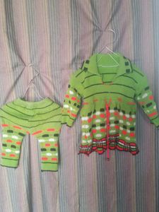 Cute Green Knit Outfit