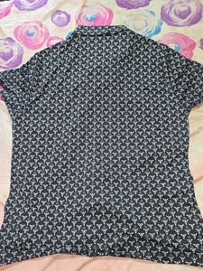 Patterned Men&#39;s Chinese fabric t-shirt