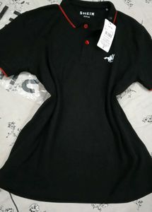 Black Polo T-Shirt