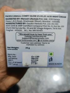 Faces Canada Night Cream
