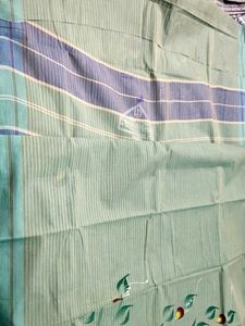 Hand Painted Cotton Saree