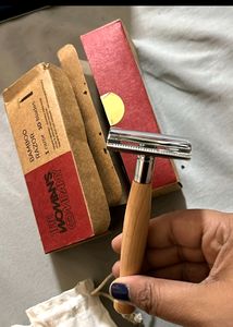 Wooden Bamboo Razor Pack Of 2