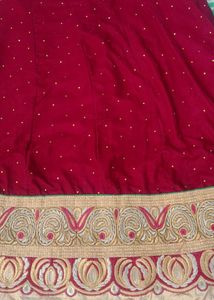 Velvet Lehenga Choli