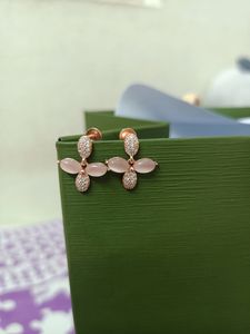 92.5 Silver Earrings With Rose Gold Coated