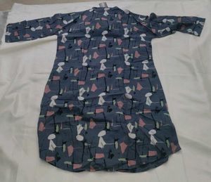 Patterned Casual Dress