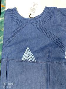 Denim Look Kurta