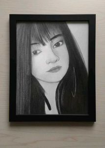 Framed Portrait Drawing