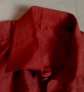 Red Casual Shirt