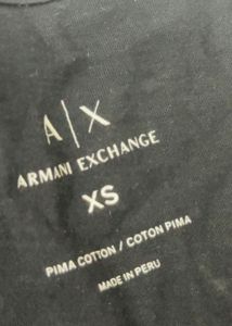 AUTHENTIC ARMANI EXCHANGE BLACK BASIC TOP
