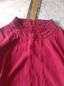 Elegant Maroon Kurta
